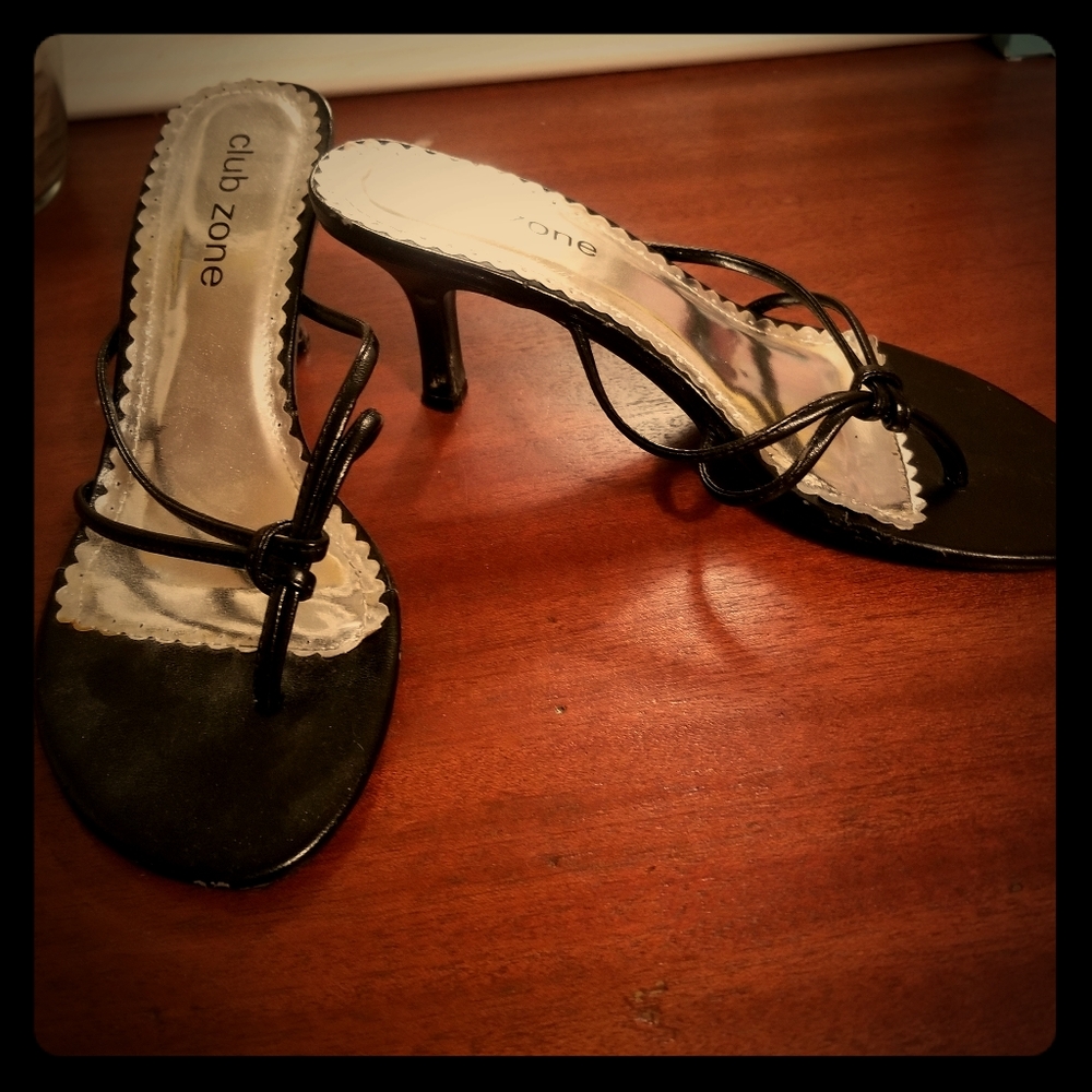 Black Sandal Heels